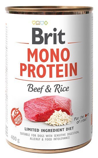 Brit Brit Mono Protein Beef & Rice puszka 400g