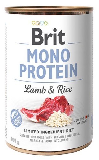 Brit Brit Mono Protein Lamb & Rice puszka 400g