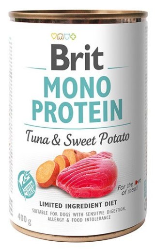 Brit Brit Mono Protein Tuna & Sweet Potato puszka 400g