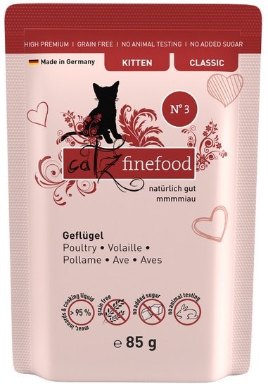 Catz Finefood Catz Finefood Classic Kitten N.03 Drób saszetka 85g