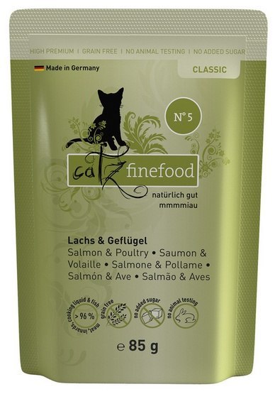 Catz Finefood Catz Finefood Classic N.05 Łosoś i drób saszetka 85g