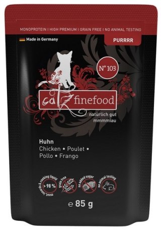 Catz Finefood Catz Finefood Purrrr N.103 Drób saszetka 85g
