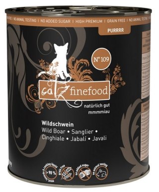 Catz Finefood Catz Finefood Purrrr N.109 Dzik puszka 800g