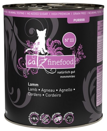 Catz Finefood Catz Finefood Purrrr N.111 Jagnięcina puszka 800g