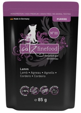 Catz Finefood Catz Finefood Purrrr N.111 Jagnięcina saszetka 85g