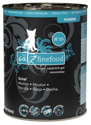 Catz Finefood Catz Finefood Purrrr N.113 Owca puszka 400g