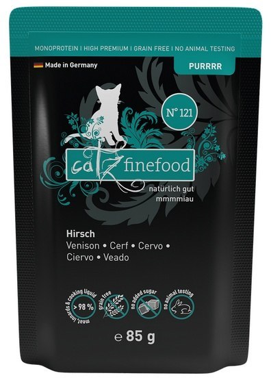 Catz Finefood Catz Finefood Purrrr N.121 Jeleń saszetka 85g