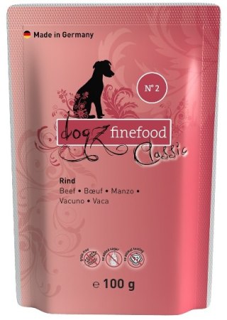 Dogz Finefood Dogz Finefood Classic N.02 Wołowina saszetka 100g