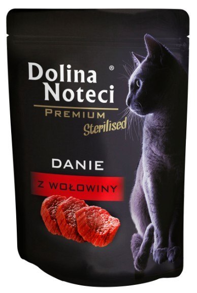 Dolina Noteci Dolina Noteci Premium Kot Sterilised Danie z wołowiny saszetka 85g