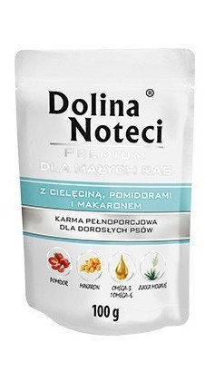 Dolina Noteci Dolina Noteci Premium Pies Cielęcina, pomidory i makaron saszetka 100g