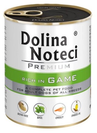 Dolina Noteci Dolina Noteci Premium Pies Dziczyzna puszka 800g