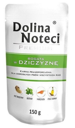 Dolina Noteci Dolina Noteci Premium Pies Dziczyzna saszetka 150g