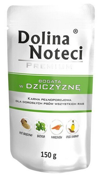 Dolina Noteci Dolina Noteci Premium Pies Dziczyzna saszetka 150g