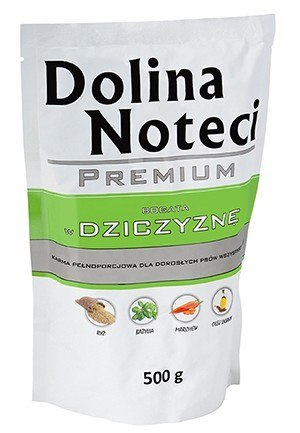 Dolina Noteci Dolina Noteci Premium Pies Dziczyzna saszetka 500g