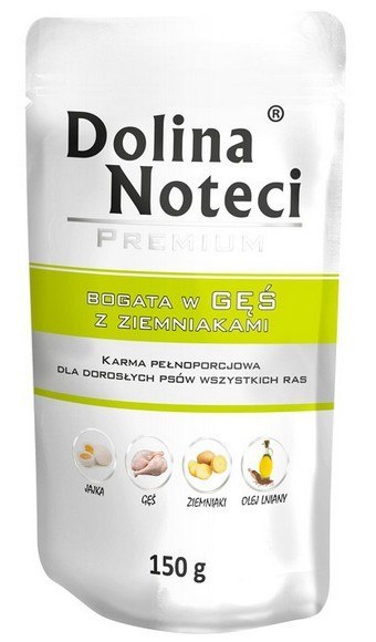 Dolina Noteci Dolina Noteci Premium Pies Gęś i ziemniaki saszetka 150g