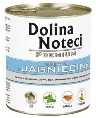 Dolina Noteci Dolina Noteci Premium Pies Jagnięcina puszka 800g