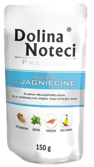 Dolina Noteci Dolina Noteci Premium Pies Jagnięcina saszetka 150g