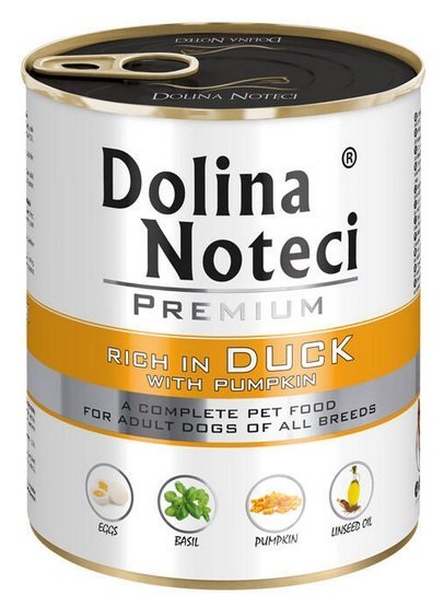 Dolina Noteci Dolina Noteci Premium Pies Kaczka i dynia puszka 800g