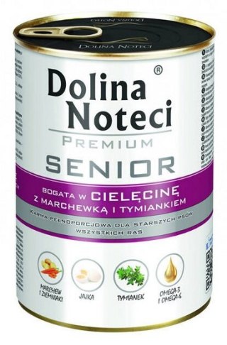 Dolina Noteci Dolina Noteci Premium Pies Senior Cielęcina puszka 400g