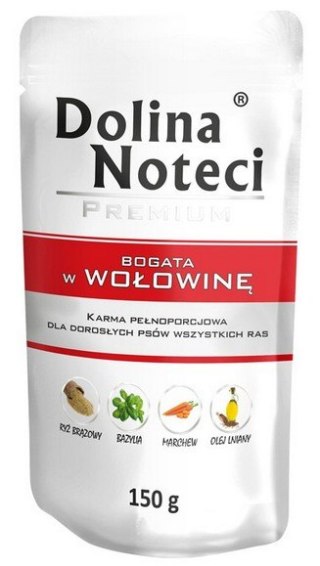 Dolina Noteci Dolina Noteci Premium Pies Wołowina saszetka 150g