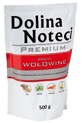 Dolina Noteci Dolina Noteci Premium Pies Wołowina saszetka 500g