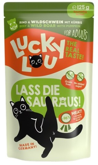 Lucky Lou Lucky Lou Lifestage Adult Wołowina i dzik saszetka 125g