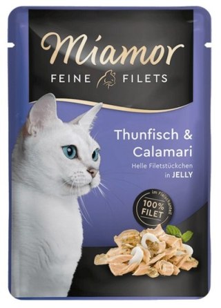 Miamor Feine Filets Miamor Feine Filets Tuńczyk & Kalmary saszetka 100g