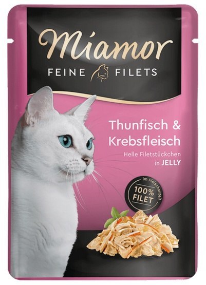 Miamor Feine Filets Miamor Feine Filets Tuńczyk & Kraby saszetka 100g Miamor Feine Filets Miamor Feine Filets Tuńczyk & Kraby saszetka 100g