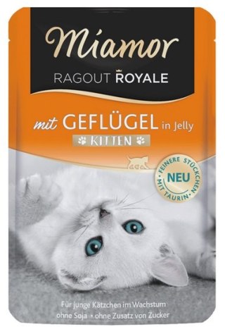 Miamor Ragout Royale Miamor Ragout Royale Kitten z Drobiem w galaretce saszetka 100g