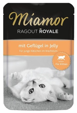 Miamor Ragout Royale Miamor Ragout Royale Kitten z Drobiem w galaretce saszetka 100g