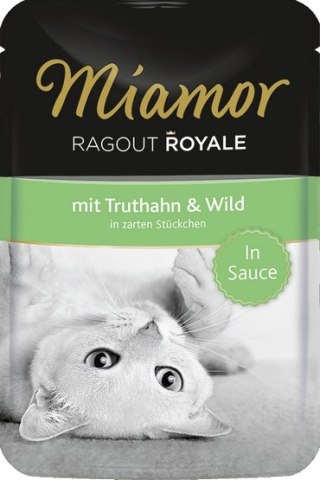 Miamor Ragout Royale Miamor Ragout Royale z Indykiem i Dziczyzną w sosie saszetka 100g