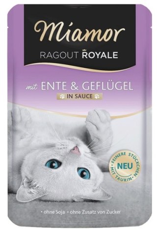 Miamor Ragout Royale Miamor Ragout Royale z Kaczką i Drobiem w sosie saszetka 100g