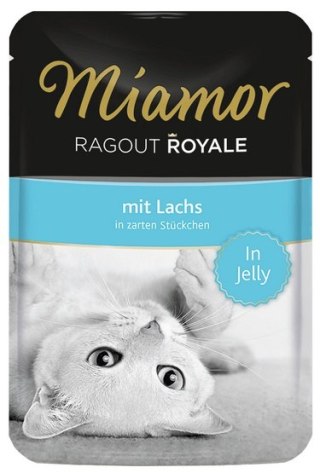 Miamor Ragout Royale Miamor Ragout Royale z Łososiem w galaretce saszetka 100g