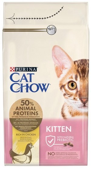 Purina Cat Chow Purina Cat Chow Kitten z Kurczakiem 1,5kg