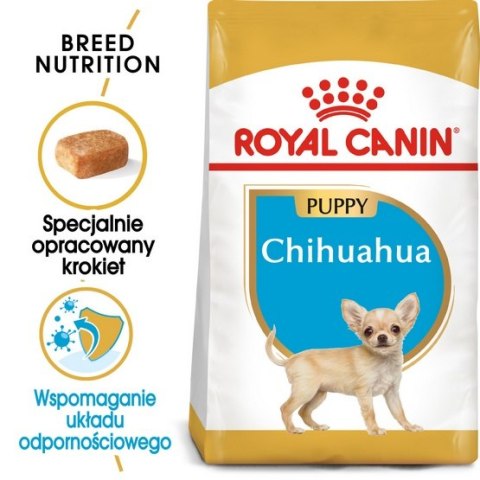 Royal Canin Breed Royal Canin Chihuahua Puppy karma sucha dla szczeniąt do 8 miesiąca, rasy chihuahua 0,5kg