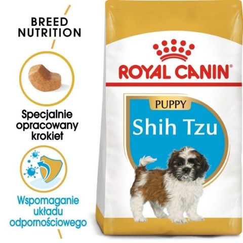 Royal Canin Breed Royal Canin Shih Tzu Puppy karma sucha dla szczeniąt do 10 miesiąca, rasy shih tzu 1,5kg Royal Canin Breed Royal Canin Shih Tzu Puppy karma sucha dla szczeniąt do 10 miesiąca, rasy shih tzu 1,5kg