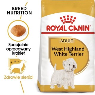 Royal Canin Breed Royal Canin West Highland White Terrier Adult karma sucha dla psów dorosłych rasy west highland white terrier 