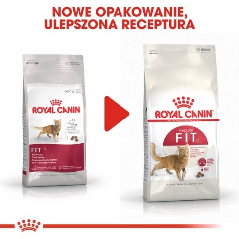 Royal Canin Feline Royal Canin Fit karma sucha dla kotów dorosłych, wspierająca idealną kondycję 2kg