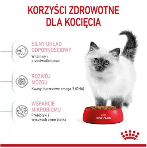 Royal Canin Feline Royal Canin Kitten karma sucha dla kociąt od 4 do 12 miesiąca życia 400g