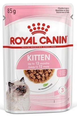 Royal Canin Feline Royal Canin Kitten w sosie karma mokra dla kociąt do 12 miesiąca życia saszetka 85g