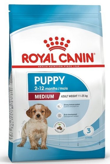 Royal Canin Size Royal Canin Medium Puppy karma sucha dla szczeniąt, od 2 do 12 miesiąca, ras średnich 15kg