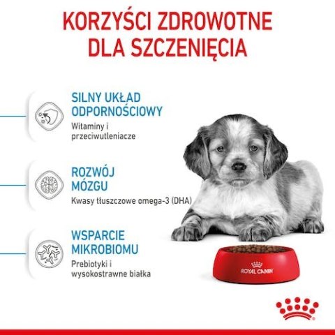 Royal Canin Size Royal Canin Medium Puppy karma sucha dla szczeniąt, od 2 do 12 miesiąca, ras średnich 15kg