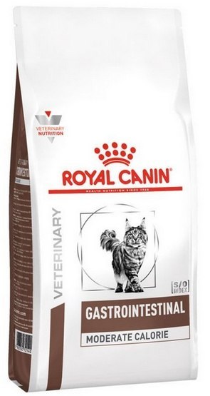 Royal Canin Veterinary Diet Royal Canin Veterinary Diet Feline Gastrointestinal Moderate Calorie 2kg