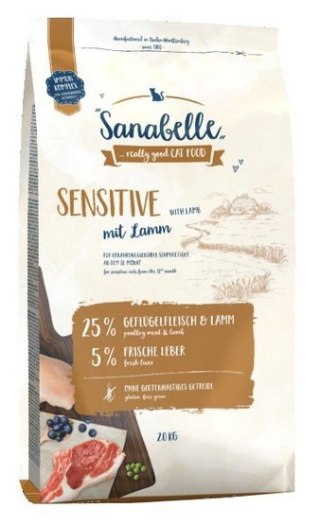 Sanabelle Sanabelle Adult Sensitive z jagnięciną 2kg