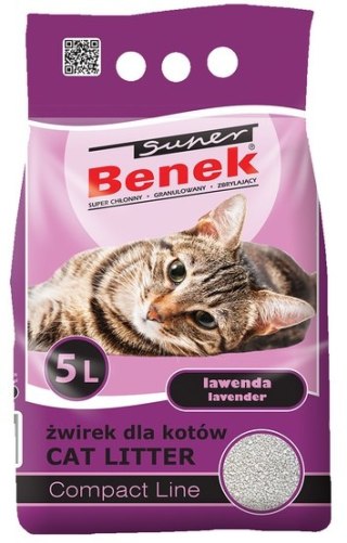 Super Benek Super Benek Compact Zapachowy Lawenda (ciemny fiolet) 5L