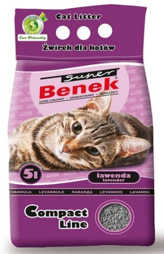 Super Benek Super Benek Compact Zapachowy Lawenda (ciemny fiolet) 5L