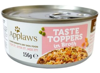 Applaws Applaws Dog Taste Toppers puszka z kurczakiem, szynką i warzywami 156g