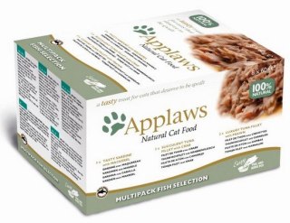 Applaws Applaws miseczki dla kota Fish Selection Multi Pack 8x60g