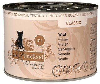 Catz Finefood Catz Finefood Classic N.09 Dziczyzna puszka 200g