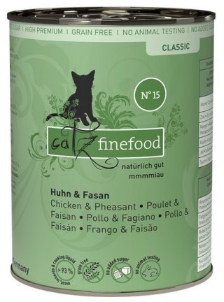 Catz Finefood Catz Finefood Classic N.15 Kurczak i Bażant puszka 400g